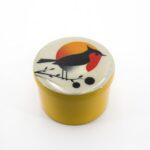Scatolina tonda Gufo d7xh5cm