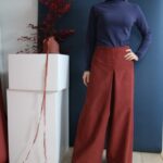 Pantalone Neve bordeaux L