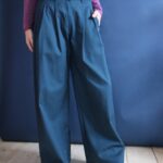 Pantalone Liana blu verde S