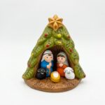 Presepe albero natale con stella 10x10