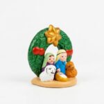 Presepe ghirlanda cm 6x7