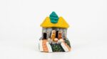 Presepe casetta tetti paglia cm9x10 - immagine 2