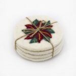 Set 4 sottobicchier Stella di Natale - immagine 2