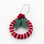 Corona di Natale Vischio d5cm