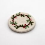 Set 4 sottobicchieri bianchi Ghirlanda - immagine 2