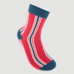 Calze Stripes ciliegia 39-42